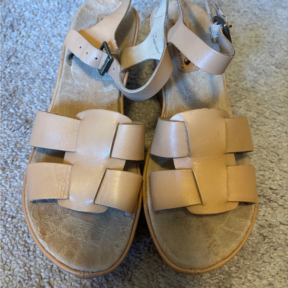 Kork-Ease Tan Leather Sandals